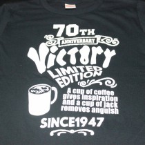 cafe&dining VICTORY 様 創業70周年 リニューアル5年　記念 Tシャツ